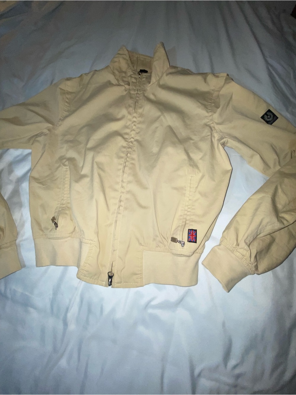 Belstaff vintage  Bomber Jacket with Union Jack Patch size 42